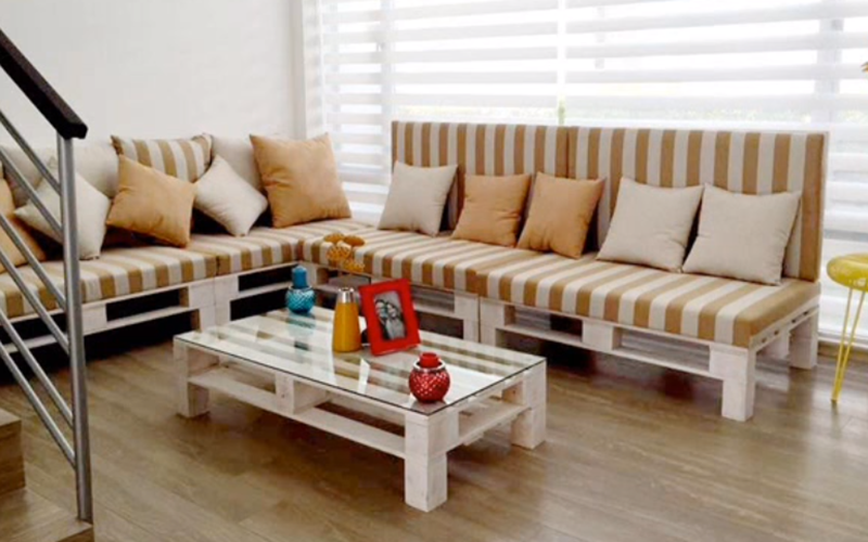 Как изготовить и покрасить садовую мебель