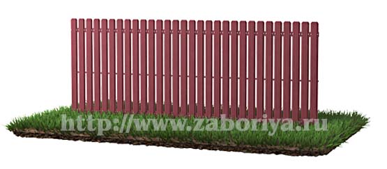 Преимущества заборов из металлического штакетника