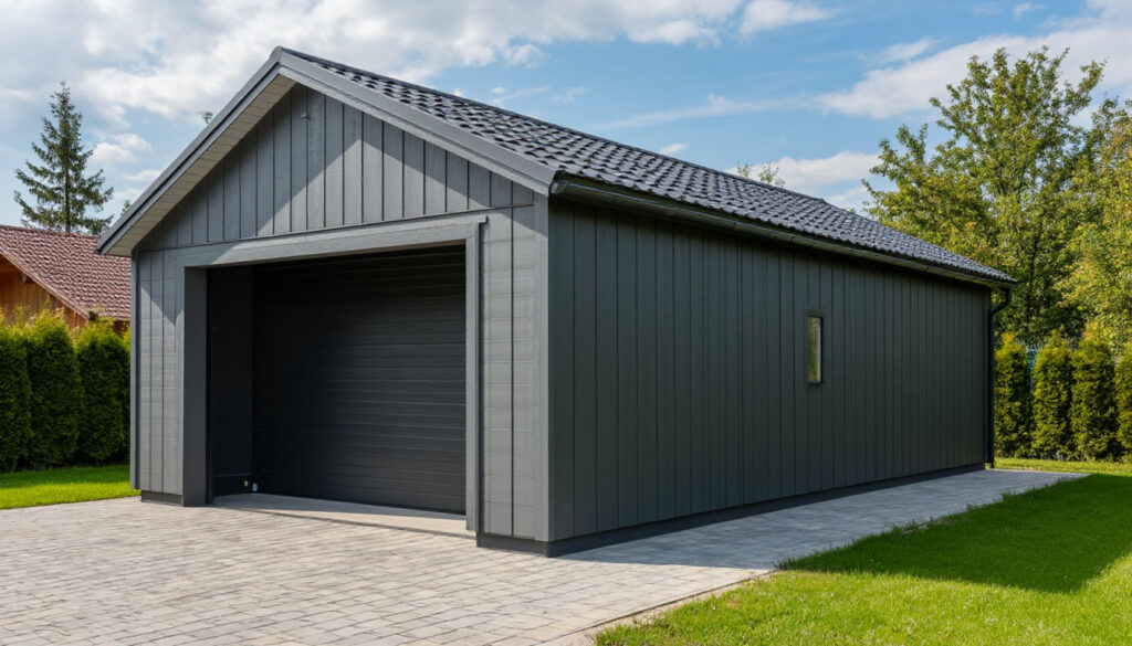 Быстровозводимый гараж из сэндвич панелей: современное решение для быстрого и надежного строительства